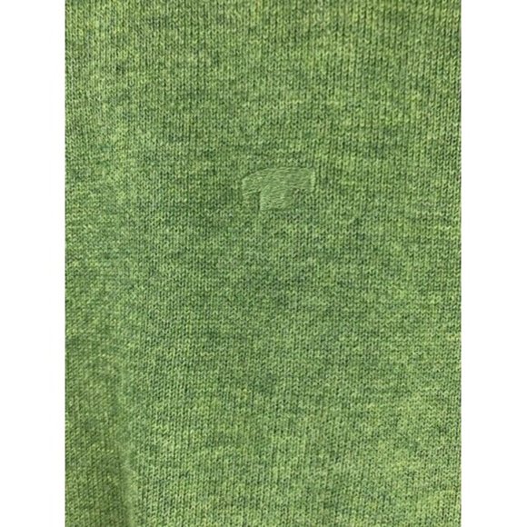 Tom Taylor Size Large Mens Olive Green Sweater Long Sleeve - Picture 3 of 5